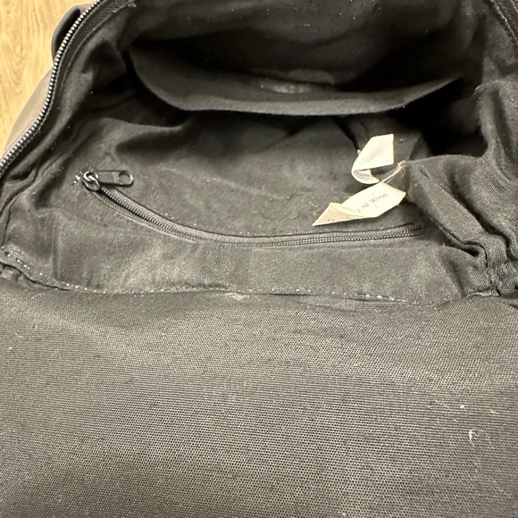 Mini black leather backpack - Picture 9 of 13